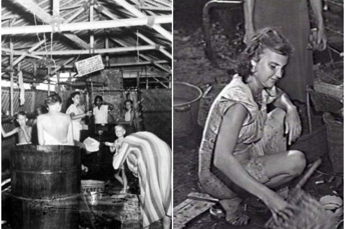Nio dan Rita, dua penyintas yang menggambarkan bagaimana suasana di kamp tawanan perang Jepang, termasuk cara mandi dan makan.