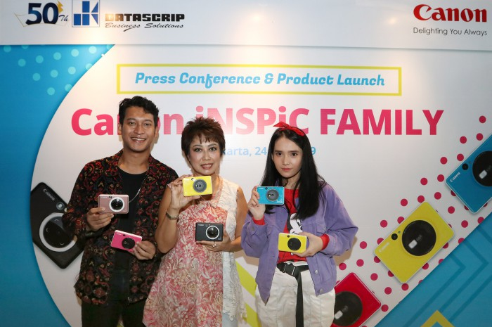 Canon iNSPiC, kamera printer instan baru .