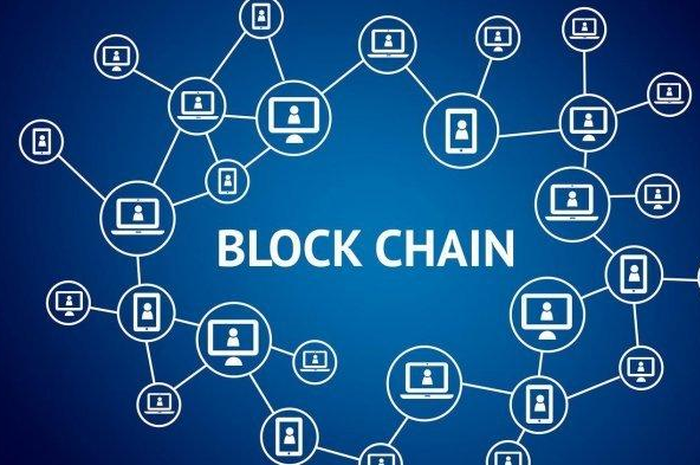 ilustrasi blockchain