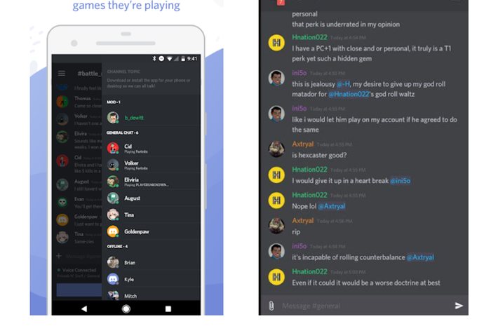 Tampilan Discord