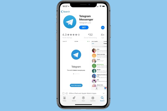 Telegram untuk iOS