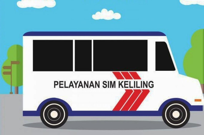 Pelayanan SIM Keliling Polda Metro Jaya