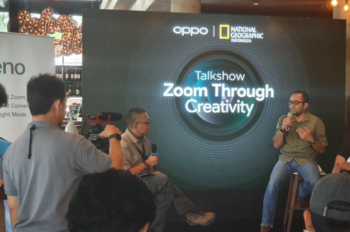 Acara Talkshow bersama Oppo dan National Geographic Indonesia.