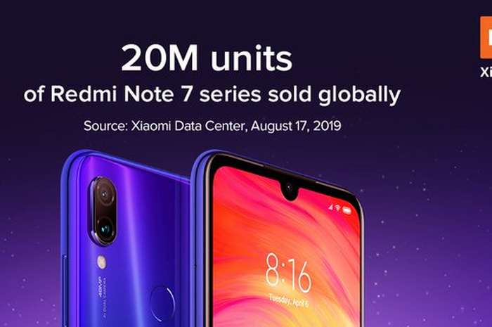 Sukses Besar, Redmi Note 7 Sudah Terjual 20 Juta Unit di Seluruh Dunia