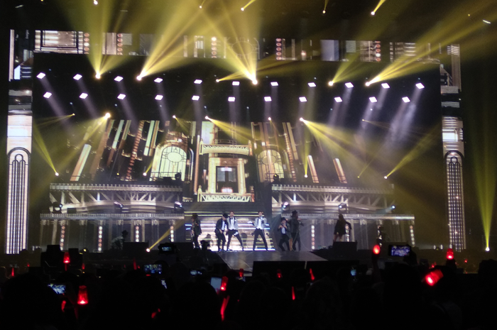 Duo pop asal Korea Selatan, TVXQ, menggebrak ribuan penggemarnya di ICE BSD Tangerang, Banten, Sabtu (31/8/2019).