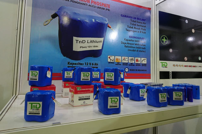 Aki TnD Lithium punya kapasitas 6Ah yang setara 15Ah