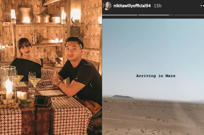 Nikita Willy dan pacarnya