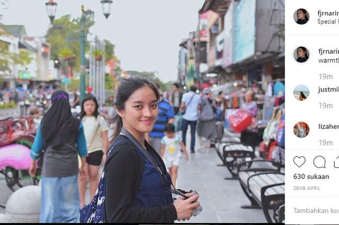 Fajrina Khairiza mantan kekasih Dul Jaelani