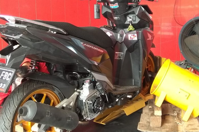 Upgrade performa Honda Vario 150 dibore up dan stroke up menjadi 200 cc