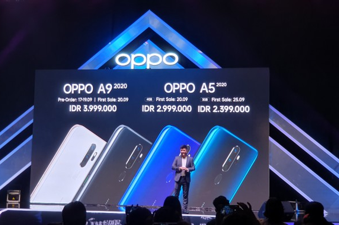 Oppo A9 2020 dan A5 2020 resmi hadir di Indonesia.