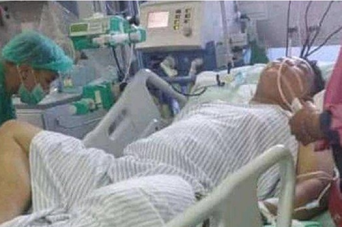 Deddy Juniar Rapsodi (22) warga Brebek, Waru, Sidoarjo, driver ojek online ditusuk pria tak dikenal di Jalan Dr Ir Soekarno, Mulyorejo, Surabaya, Minggu (15/9/2019).  
