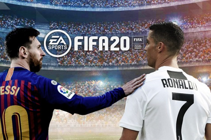 Ilustrasi Messi Vs Ronaldo
