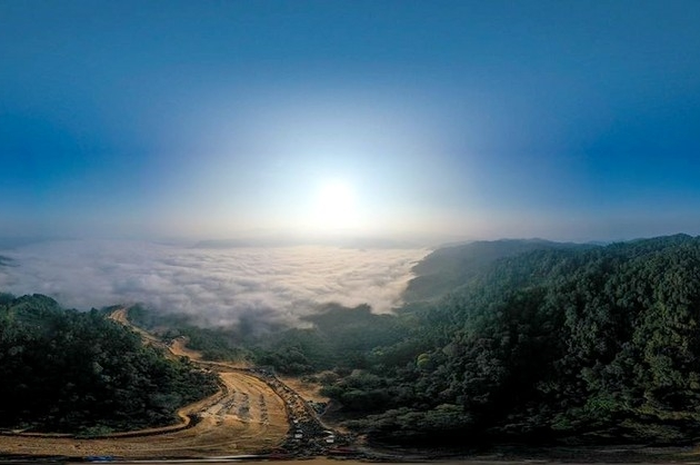 Indahnya pemandangan 'Negeri di Atas Awan' Citorek, Banten