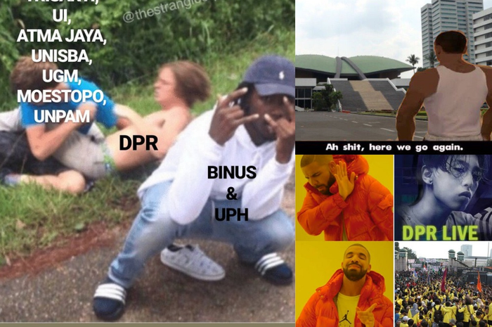 Meme demo mahasiswa.