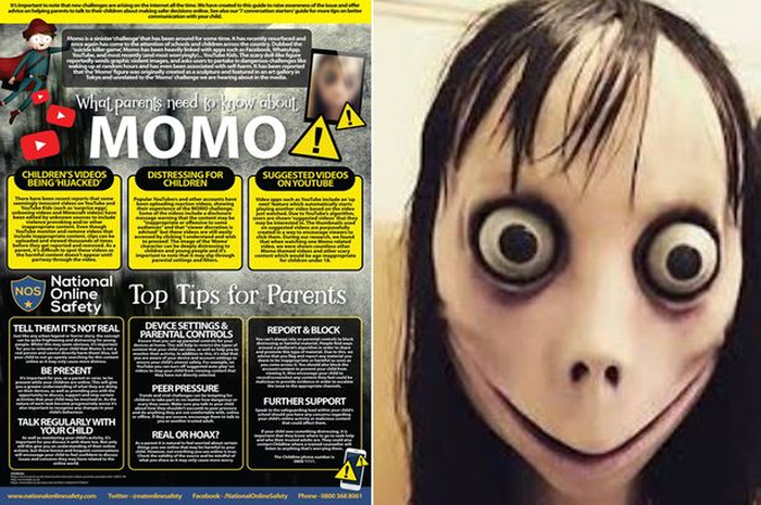Baru-baru ini pihak kepolisian di Inggris mempertimbangkan kasus kematian seorang anak dengan Momo challenge.