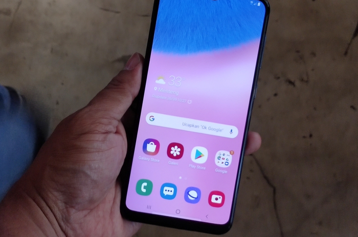 Layar Samsung Galaxy A30s