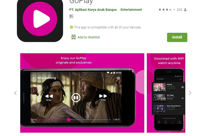 Aplikasi GoPlay