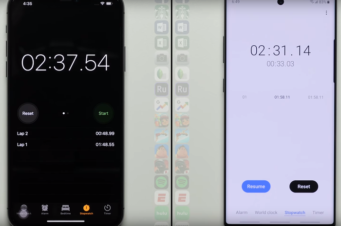 Adu kecepatan antara iPhone 11 Pro Max dengan Galaxy Note 10+