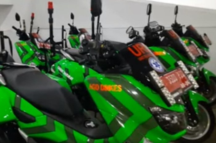 Yamaha NMAX jadi ambulans.