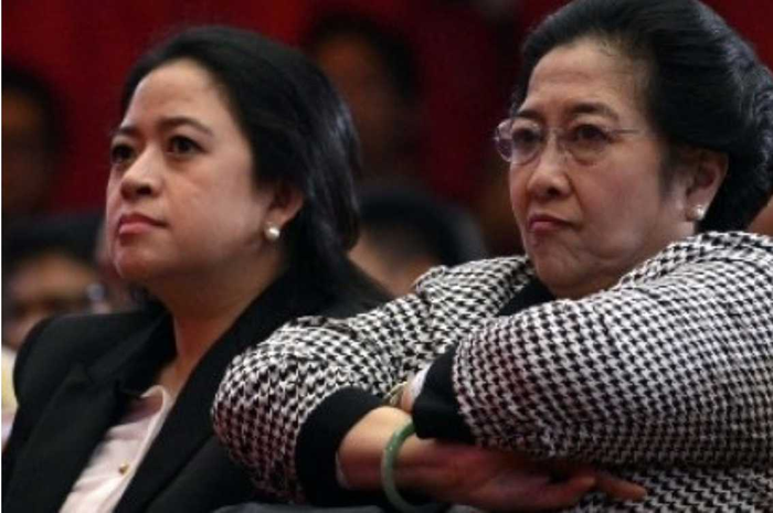 Puan Maharani dan Megawati Soekarnoputri.