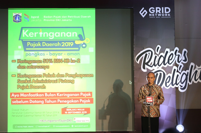 Yuandi Bayak Miko, Wakil Kepala BPRD DKI Jakarta Mengatakan, keringanan pajak daerah masih berlangsung hingga 30 Desember 2019 mendatang.