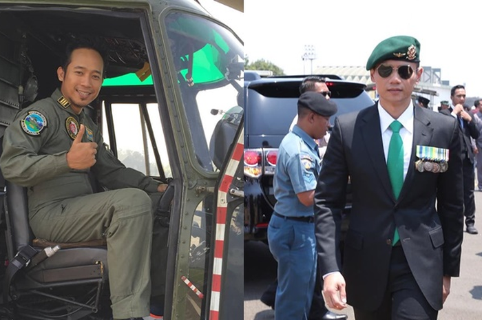 Denny Cagur (kiri) - Agus Harimurti Yudhoyono (kanan)