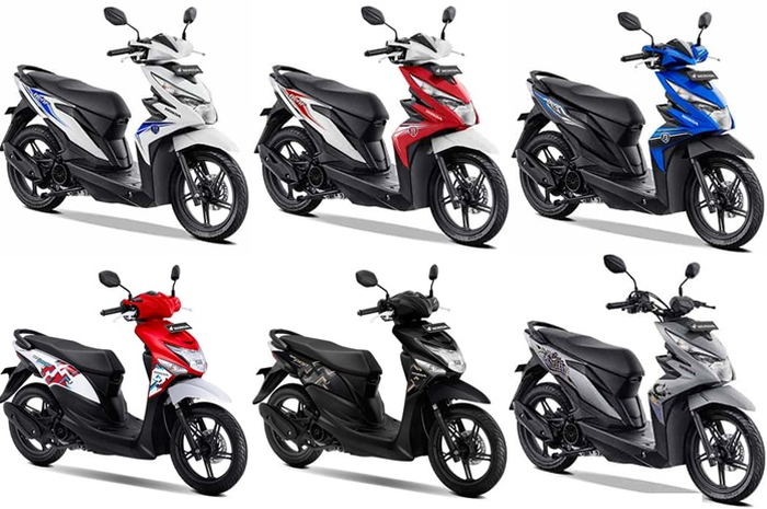 Pilihan Honda BeAT di Indonesia mencapai 6 model
