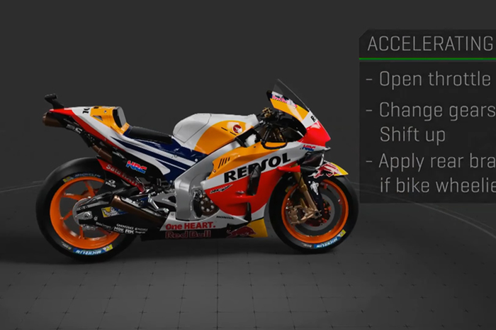 Cara ngebut dan ngerem di motor MotoGP memang mirip dengan motor produksi model persneling manual. Tapi tata caranya berbeda banget saat pembalap berakselerasi dan berdeselerasi di atas motor MotoGP