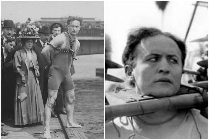 Houdini dikenal sebagai "raja borgol" dan membuat kagum hadirin di seluruh dunia karena mampu meloloskan diri dari hampir semua hal.