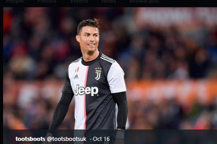 Cristiano Ronaldo berkostum Juventus