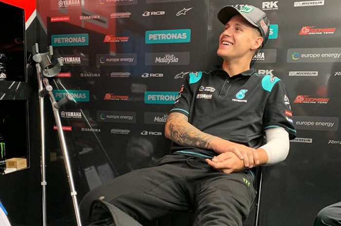 Fabio Quartararo alami crash parah di FP1 MotoGP Australia 2019 dinyatakan fit tapi memilih absen dari FP2 untuk lebih siap di sesi latihan dan kualifikasi MotoGP Australia, Sabtu (26/10/2019)