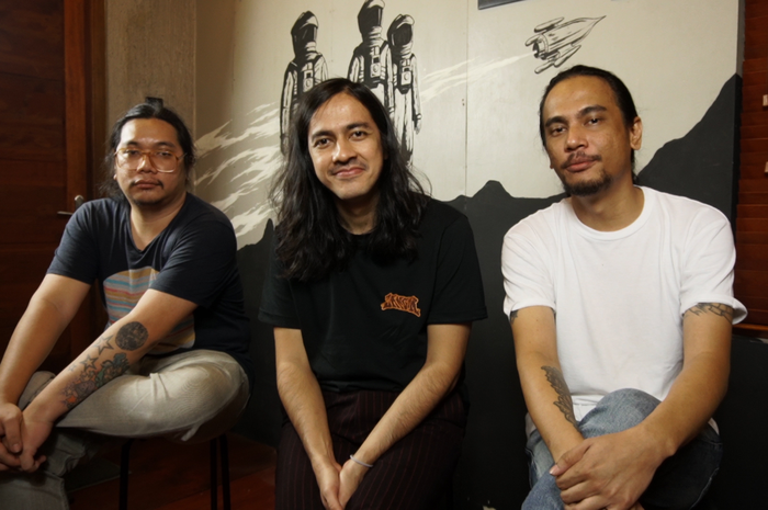 Kelompok Penerbang Roket saat diwawancara di kantor Berita Angkasa, Jl, TB Simatupang, Jakarta Timur, Rabu (6/11/2019)