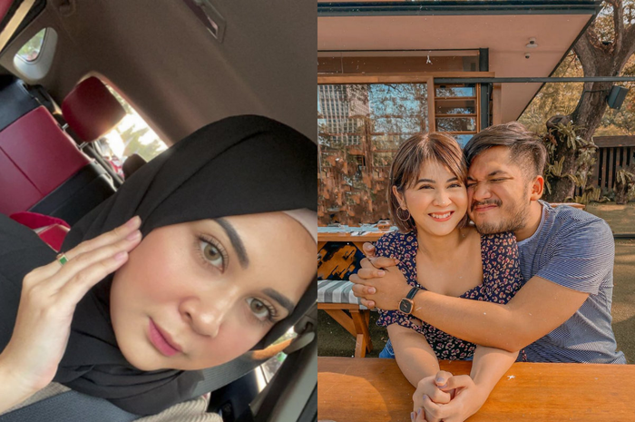 Kesha Ratuliu berhijab