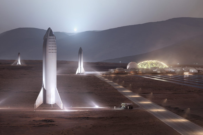 Roket SpaceX milik Elon Musk