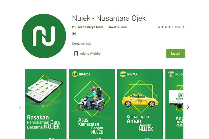 aplikasi Nujek di Google Play
