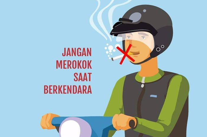 Ada berbagai macam masalah jika Anda membiarkan para pengedara tersebut merokok sambil bawa kendaraan, baik motor atau mobil.