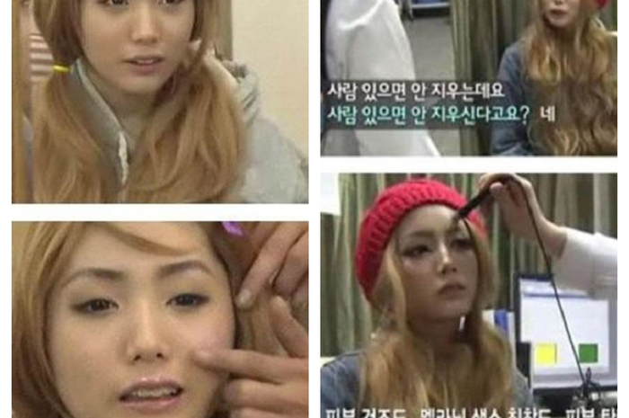 Penggunaan makeup tanpa dibersihkan justru bisa merusak kulit. Seperti gadis Korea ini yang enggan menghapus riasan wajahnya selama dua tahun.