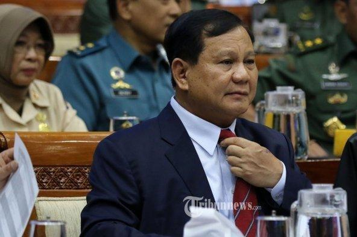 Prabowo Subianto saat hadiri rapat perdana dengan Komis I DPR RI