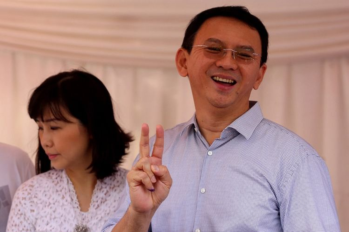 Veronica Tan dan Basuki Tjahaja Purnama.