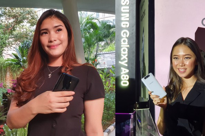Perbandingan antara Oppo Reno2 dan Samsung Galaxy A80.