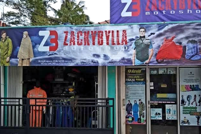 Distributor jas hujan ZackyBylla Motoshop