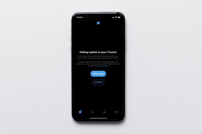 Hide Replies di Twitter