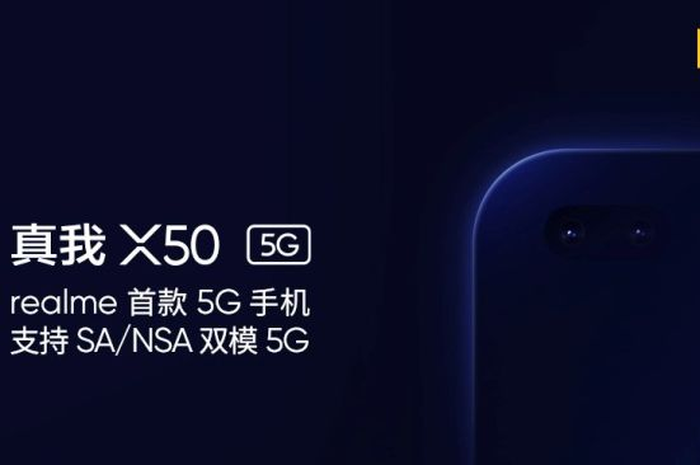 Teaser Realme X50, hape 5G Realme pertama
