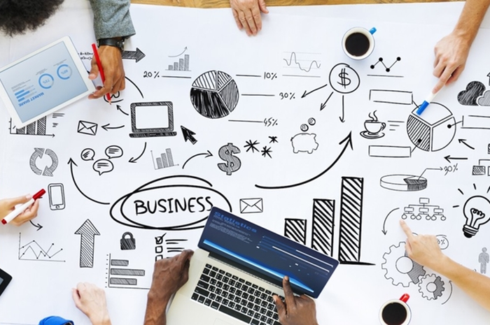 Ilustrasi perusahaan rintisan atau startup