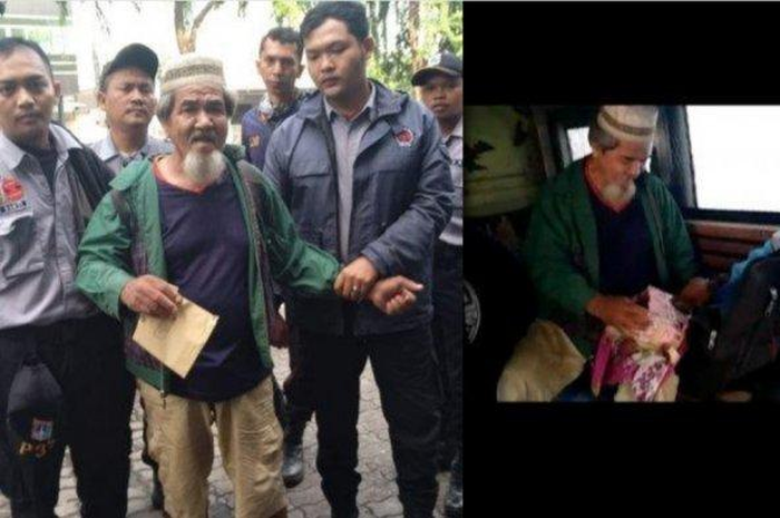 Kakek Muklis, pengemis asal Sungai Penuh yang mengemis ke Ibu Kota demi nyari modal untuk bangun rumah, targetkan dapat Rp 200 juta.