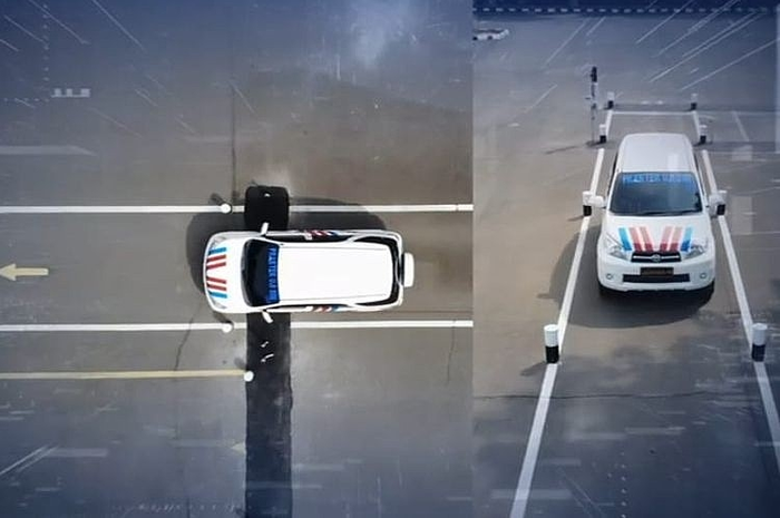 Ujian praktik SIM A dan C menggunakan sistem e-Drives
