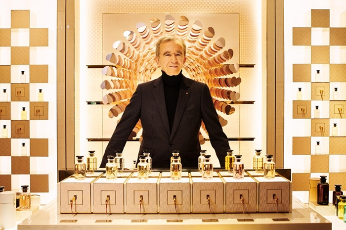 Bernard Arnault, CEO LVMH yang juga induk perusahaan dari brand fashion mewah, Louis Vuitton.