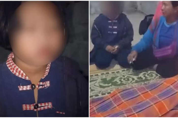 Hasilnya seorang pria bernama Passahon (38) memberikan selimut satu-satunya untuk menghangatkan putrinya.