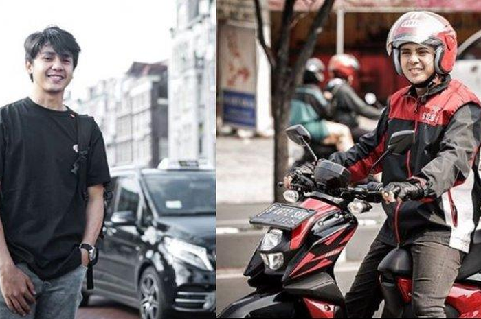 Pemain sinetron yang berperan driver ojek online doyan motor custom.