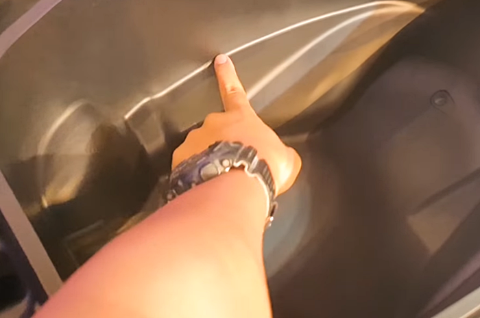 Ada tonjolan memanjang di bagasi Yamaha All New NMAX 2020